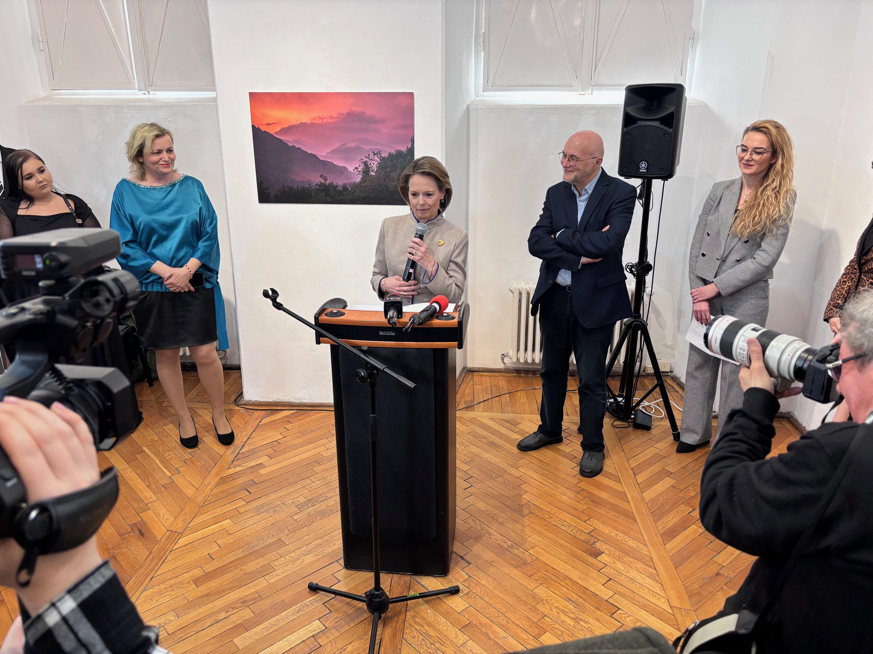Expoziția fotografică a Principesei Sofia, ”Cu drag, pentru România”, vernisată la Muzeul de Artă din Cluj