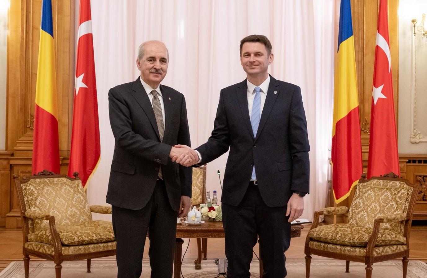 Mircea Abrudean - întâlnire cu preşedintele parlamentului de la Ankara