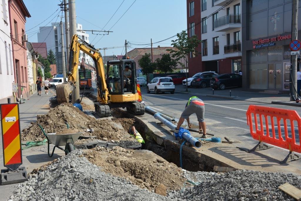 Nouă rețea de canalizare pe strada C.A. Rosetti 