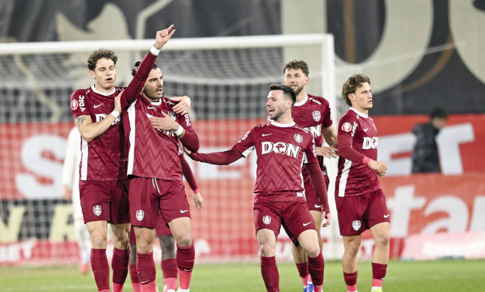 CFR Cluj trece și de Dinamo, după a 11-a victorie consecutivă în SuperLigă, și poate visa la titlu!