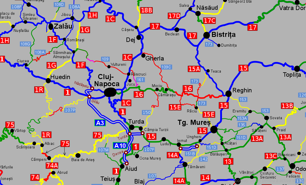 Recensământ al traficului rutier pe drumurile judeţene din Cluj