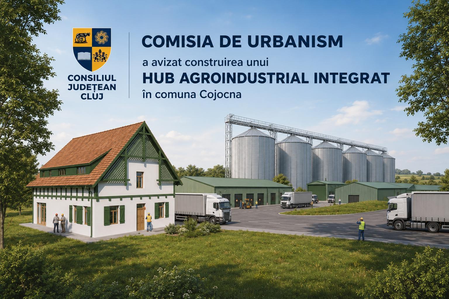 Consiliul Județean a avizat un hub agroindustrial integrat în comuna Cojocna