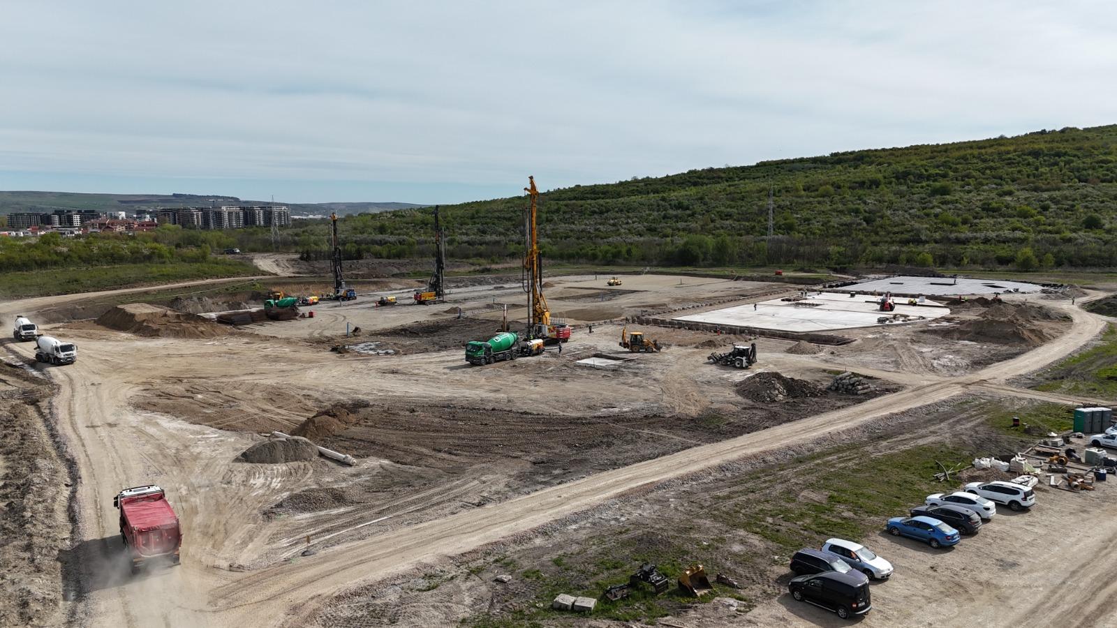 Lucrările la Spitalul Pediatric Monobloc avansează 