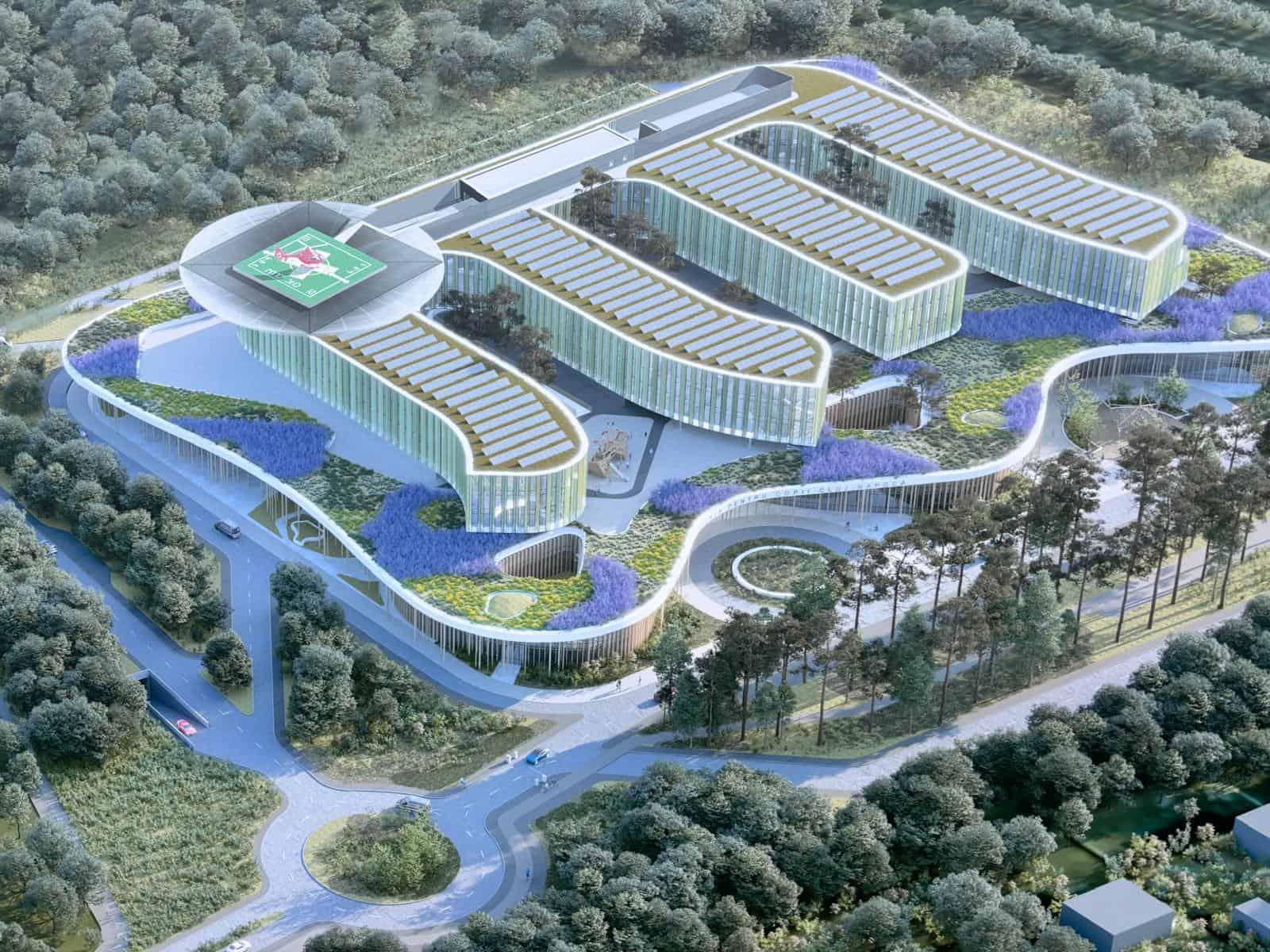 Lucrările la Spitalul Pediatric Monobloc din Cluj avansează în ritm susținut