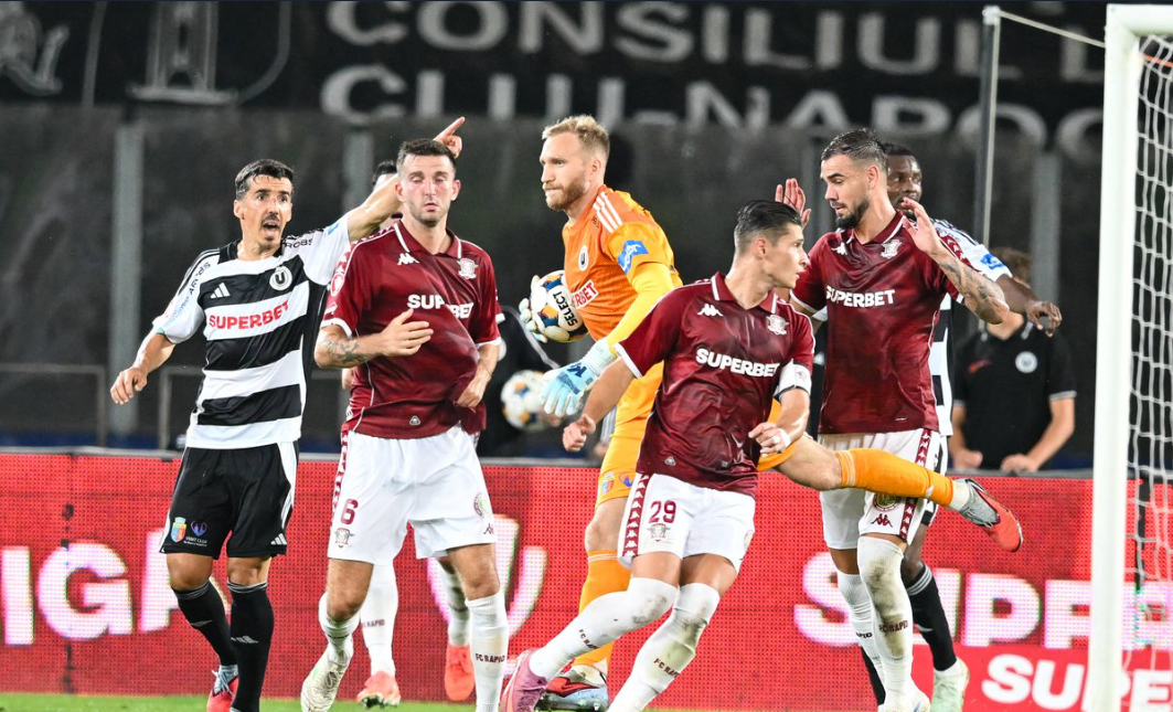 U Cluj și Rapid au remizat, fără goluri, pe Cluj Arena, în primul meci al etapei a 9-a