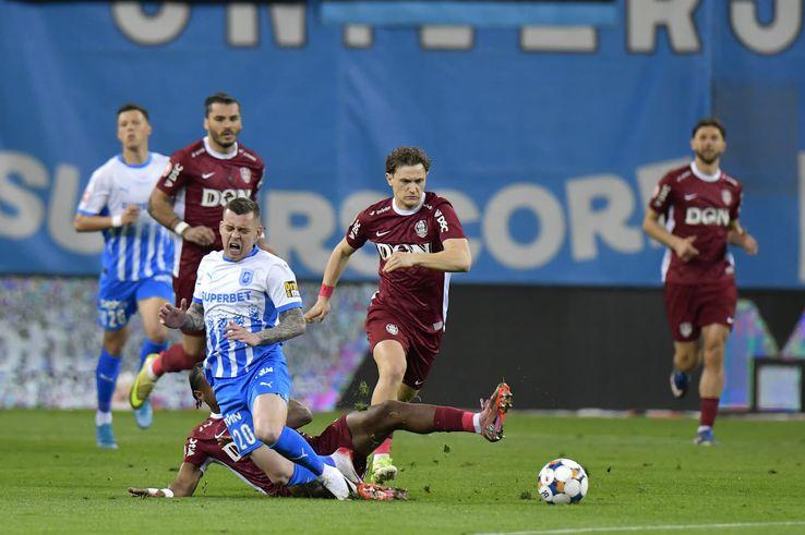 CFR Cluj a făcut un pas greșit la Craiova și pierde teren în lupta pentru titlu!